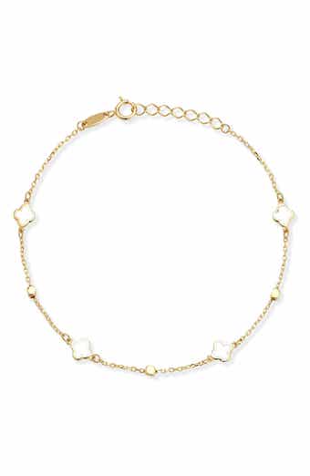 Ember Fine Jewelry Clover Charm Bracelet