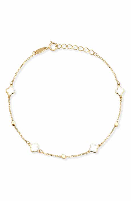 Ember Fine Jewelry Clover Charm Bracelet