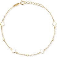 Ember Fine Jewelry Clover Charm Bracelet