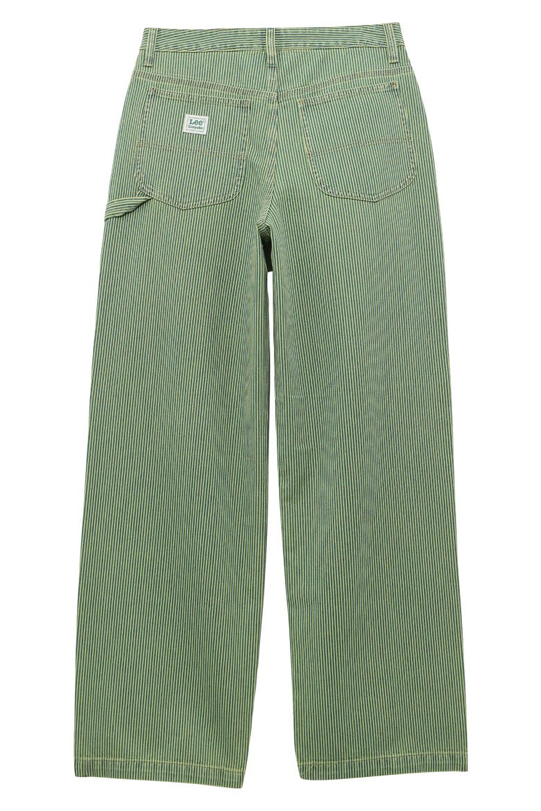 x Crayola Carpenter High Rise Straight Leg Jeans, Alternate, color, LEMON YELLOW STRIPE