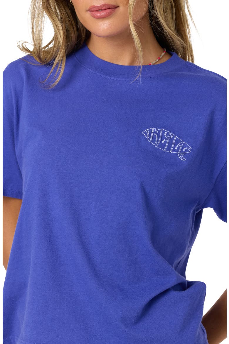 Board Embroidered T-shirt, Alternate, color, ROYAL BLUE
