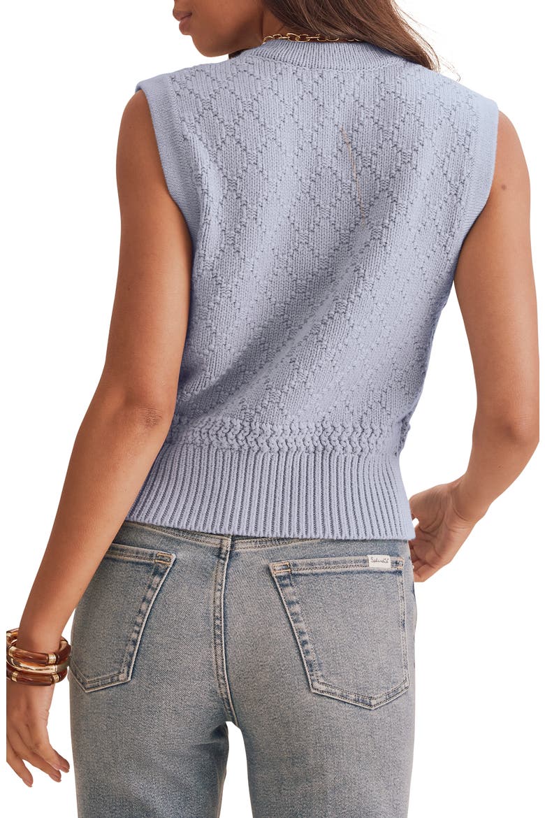 Benson Zip Sweater Vest, Alternate, color, BLUE MIST