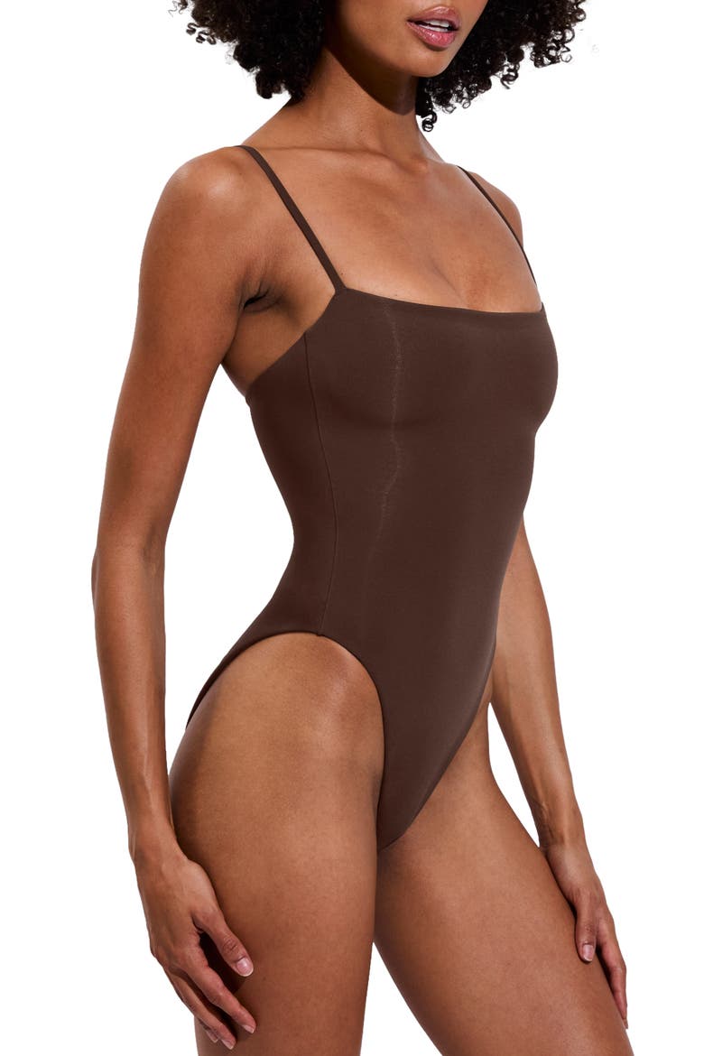 Retreat One-Piece Swimsuit, Alternate, color, COLD BREW BROWN