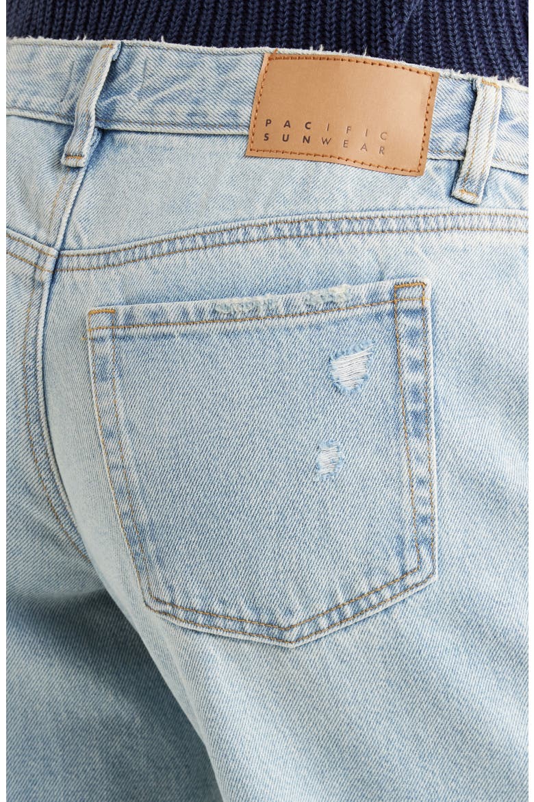Bianca Ripped Baggy Wide Leg Jeans, Alternate, color, MED WASH