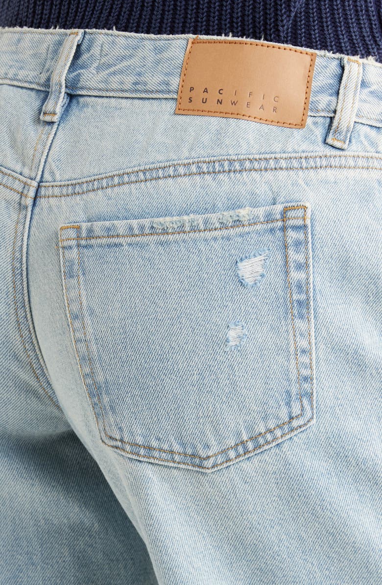 PacSun Bianca Ripped Baggy Wide Leg Jeans, Alternate, color,