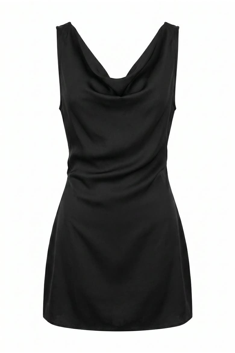 Marilyn Mini Dress, Main, color, Black