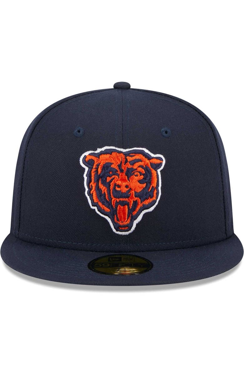 New Era Men's New Era Navy Chicago Bears Alternate Logo Main 59FIFTY Fitted Hat, Alternate, color, 