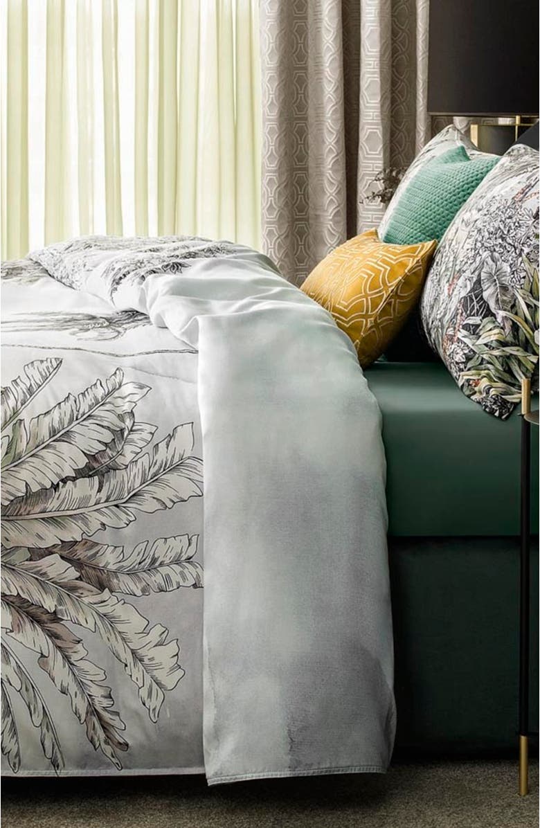 Togas Ilbama fitted sheet, Alternate, color, Green