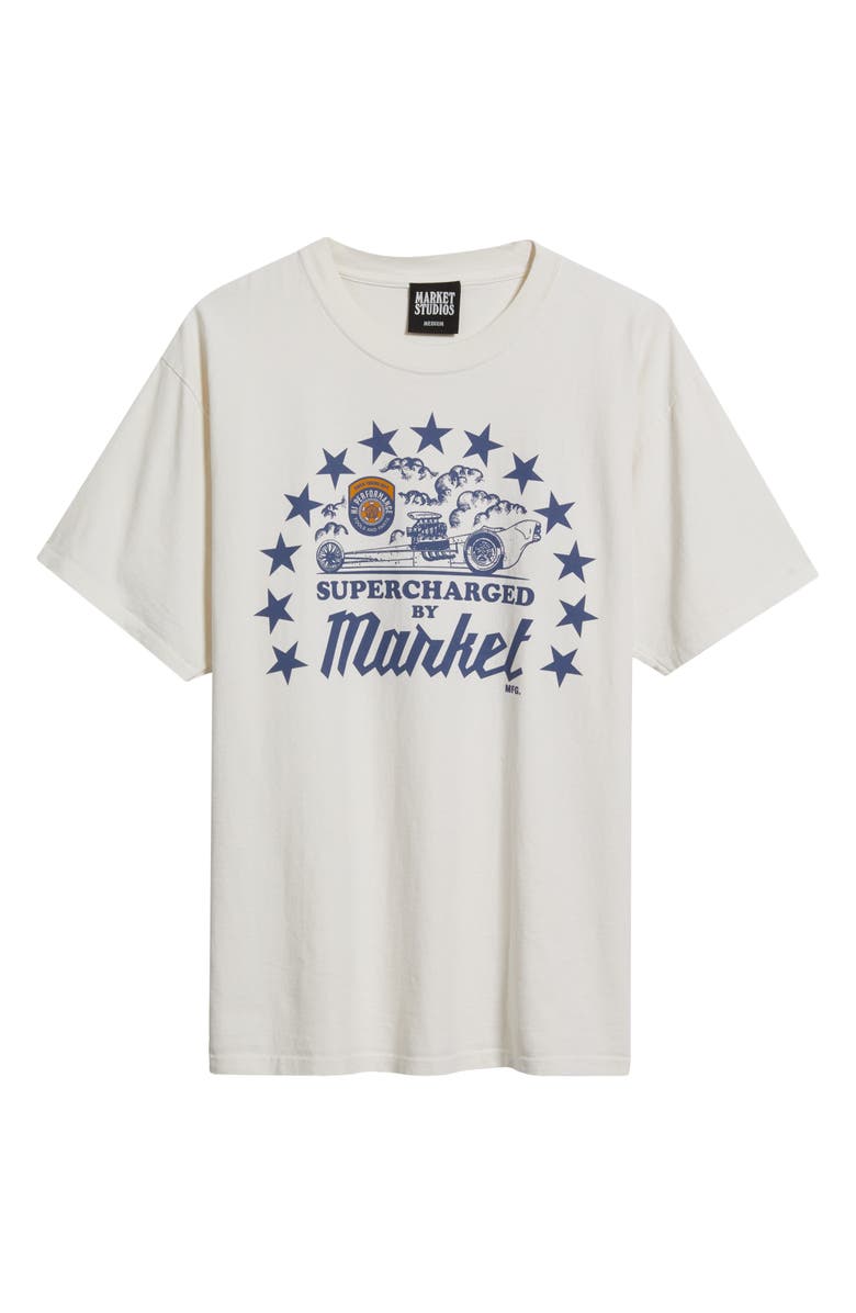 MARKET Supercharged Graphic T-Shirt, Alternate, color, Unbleached-Cotton