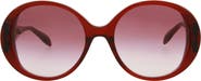 McQueen 57mm Oval Sunglasses