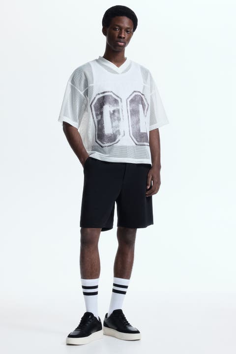 Textured Jersey Shorts