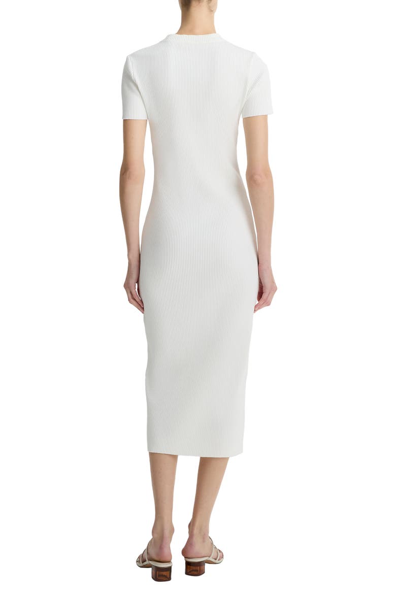 Ribbed Body-Con Sweater Dress, Alternate, color, OFF WHITE