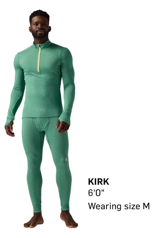 Backcountry Pines Microgrid Ultra-lt Baselayer 1/4-zip Top In Animal Print