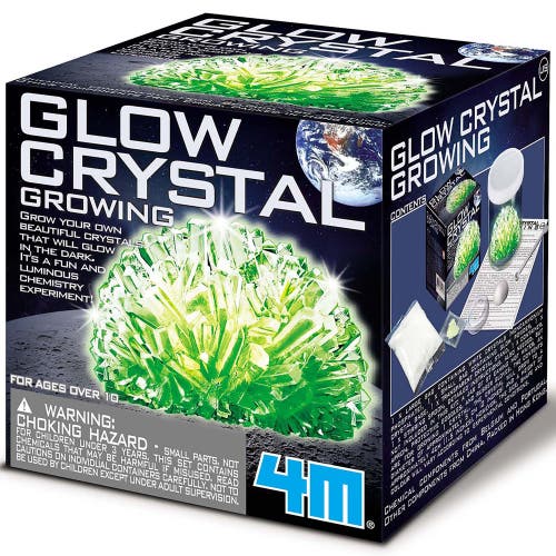 4M Glow Crystal Growing Kit, DIY Science, Geology Experiment, 10+ in Multicolored  product
