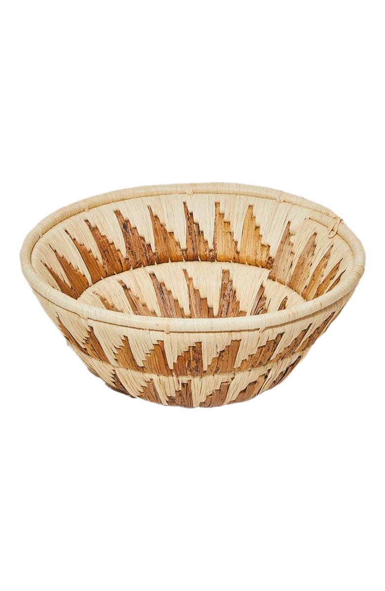 indego africa Kire Deep Bowl Basket, Main, color, Brown And Natural