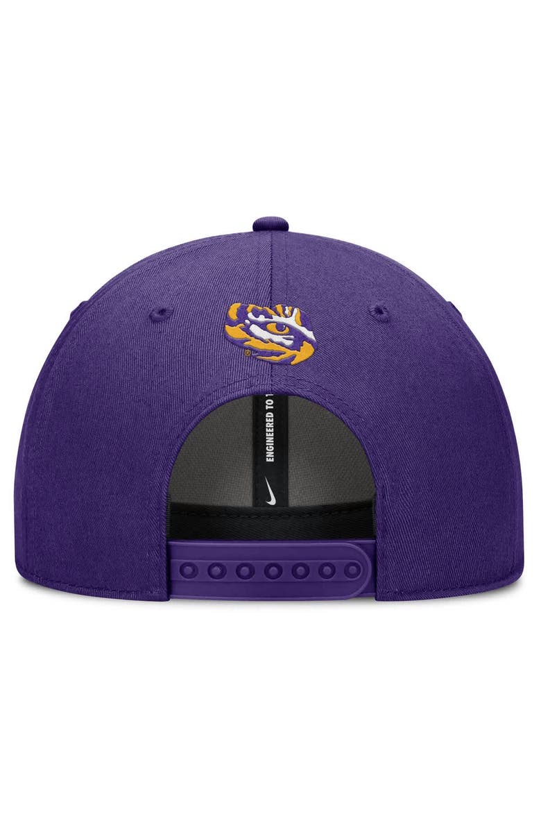 Nike Men's Nike Purple LSU Tigers Slanted Primetime Rise Performance Adjustable Hat, Alternate, color, Purple