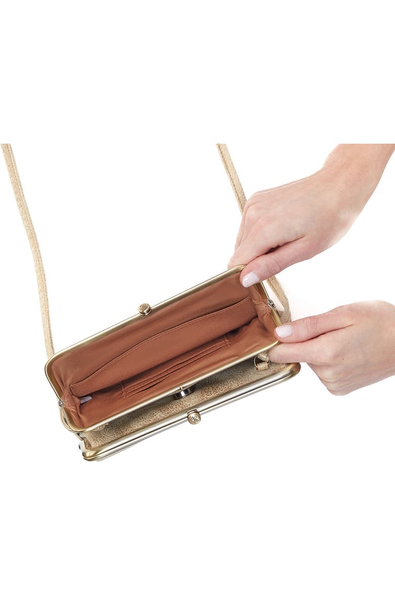 HOBO Lauren Leather Frame Crossbody Bag, Alternate, color,