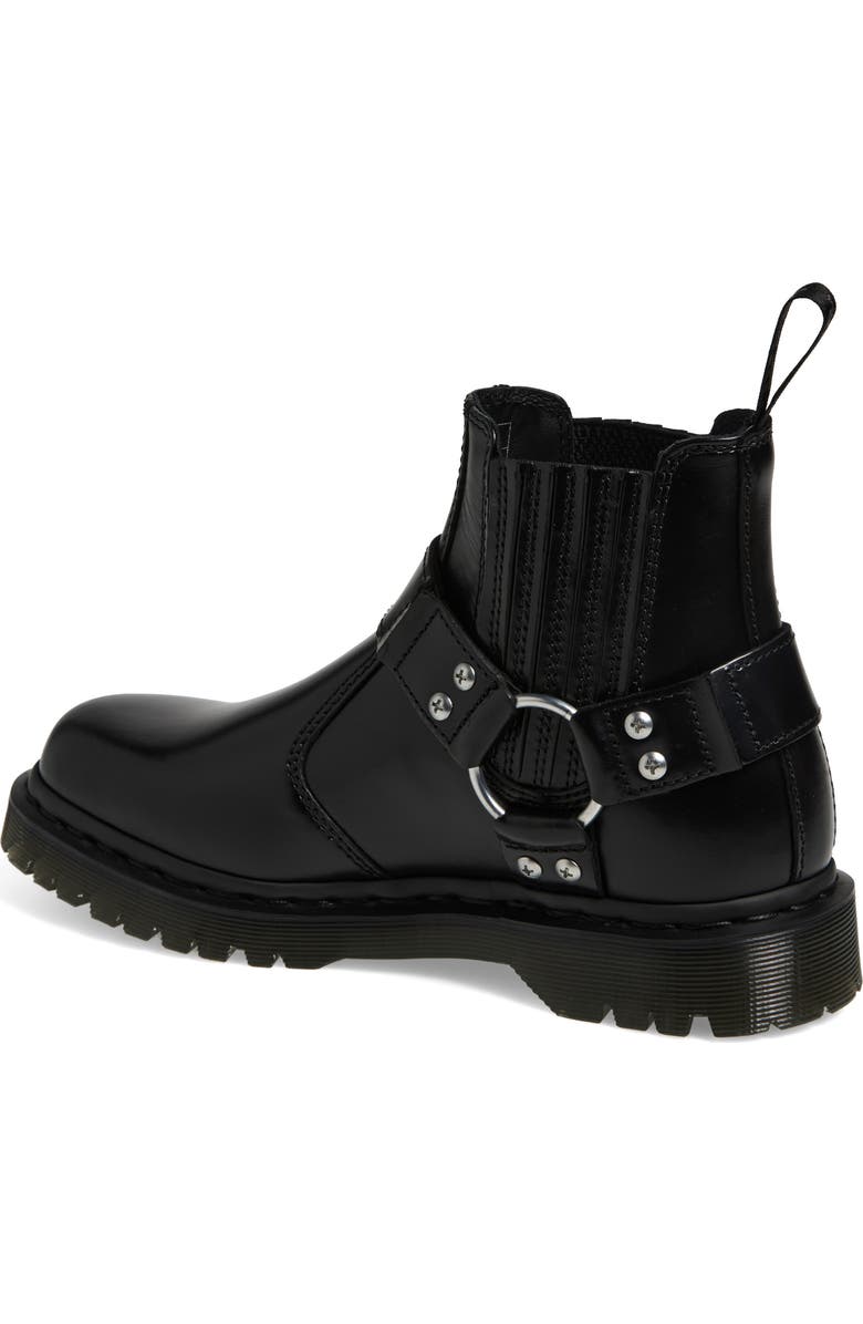 Dr. Martens Analine 2976 Harness Boot, Alternate, color, Black Analine