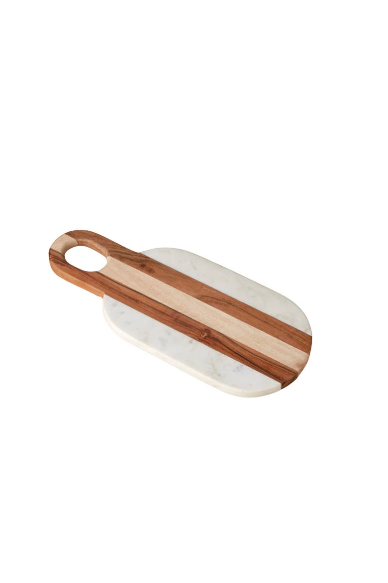 Moa Marble & Wood Oval Board, Main, color, Marble
