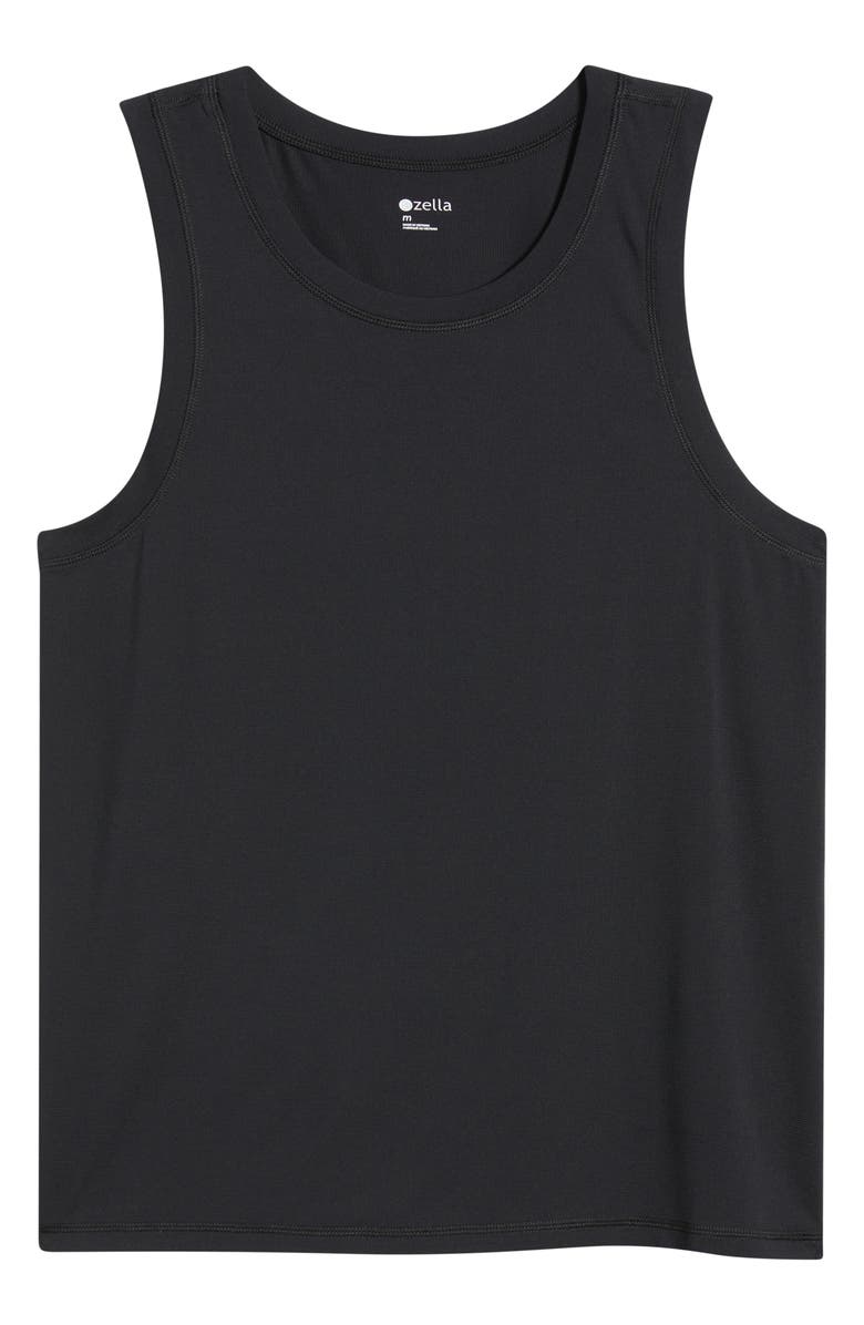 Zella Endurance Performance Tank, Alternate, color, Black