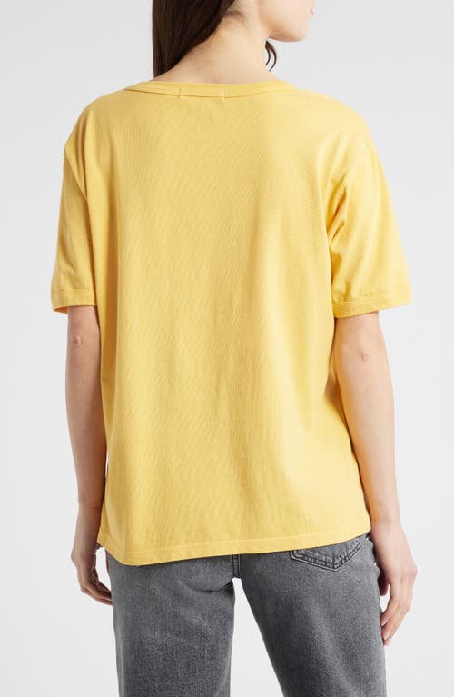 Daydreamer Cayman Islands Oversize Cotton Graphic T-shirt In Dusty Gold