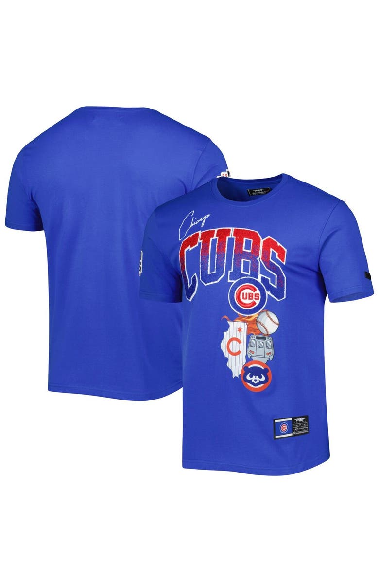 PRO STANDARD Men's Pro Standard Royal Chicago Cubs Hometown T-Shirt, Main, color, Royal