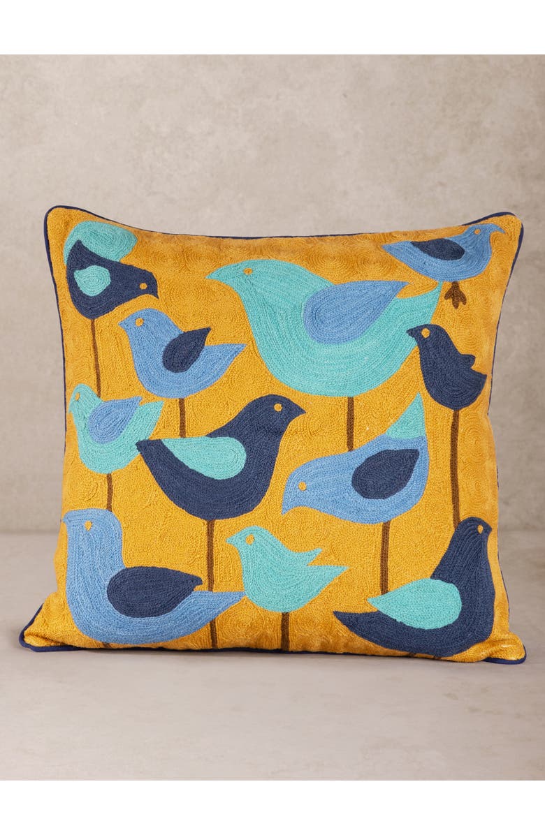 GAURI KOHLI Aloha Throw Pillow Cover, Main, color, Blue