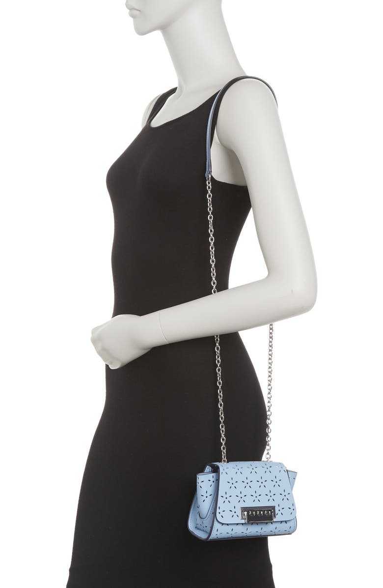 ZAC Zac Posen Eartha Mini Chain Leather Crossbody, Main, color,