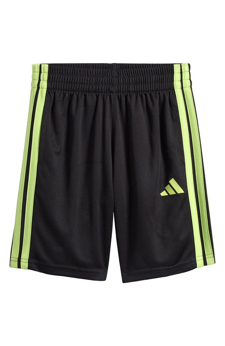 adidas Kids' Essentials 3-Stripes Mesh Shorts, Main, color, 
