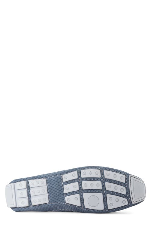 Donald Pliner Leather Driver In Denim