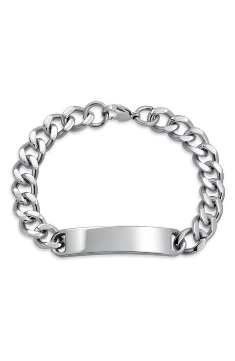 Plate Charm Chain Bracelet