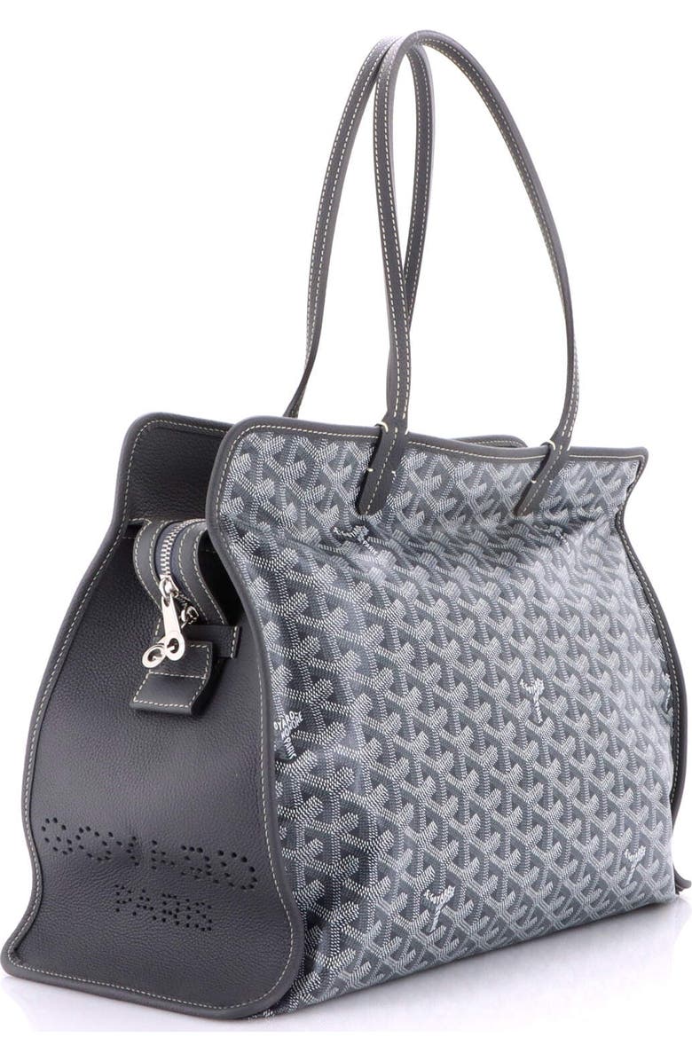 Pre-Owned Goyard Hardy Pet Carrier Coated Canvas PM, Alternate, color, Gray