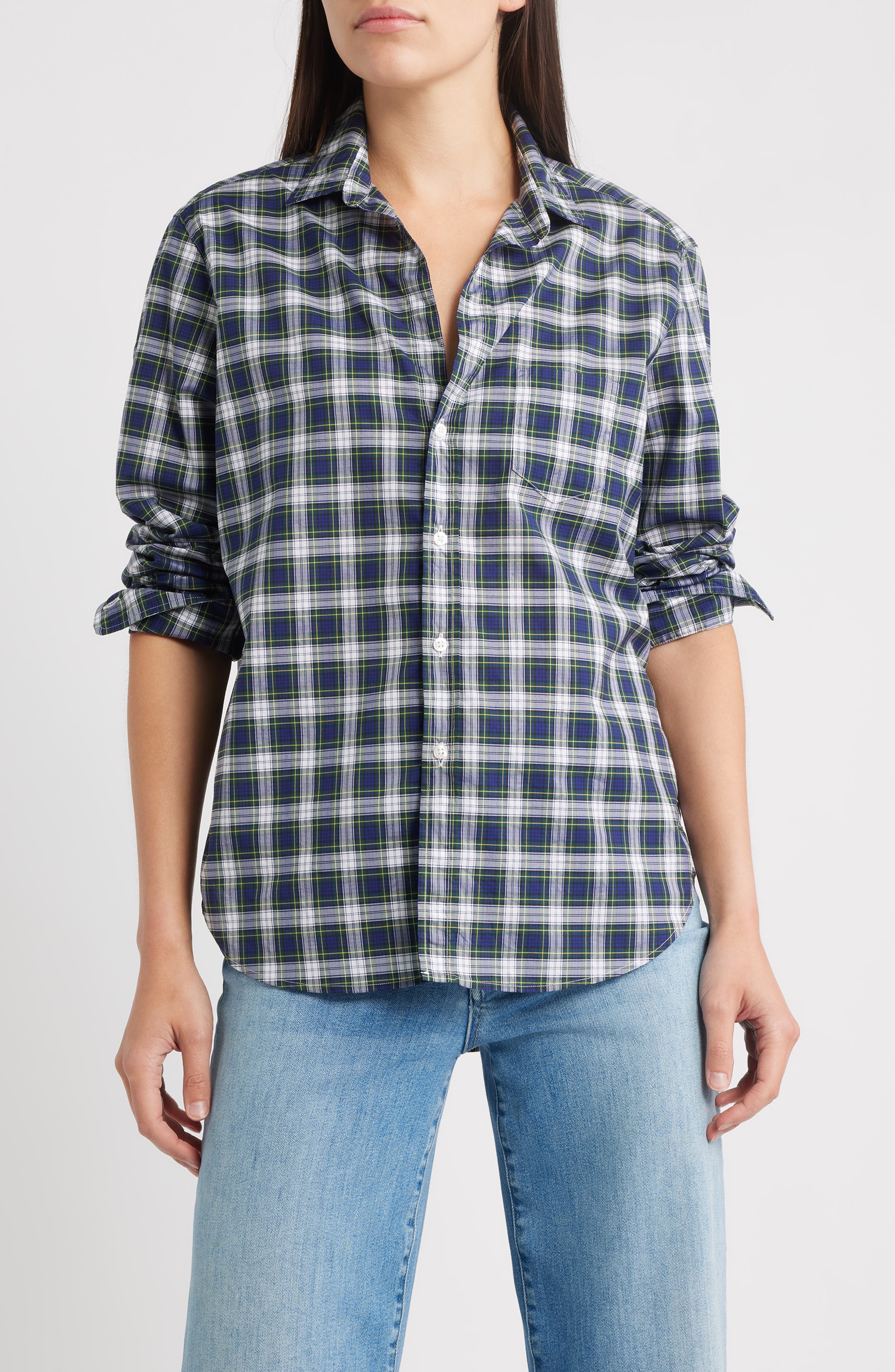 Frank & Eileen Plaid Relaxed Fit Cotton Button-Up Shirt
