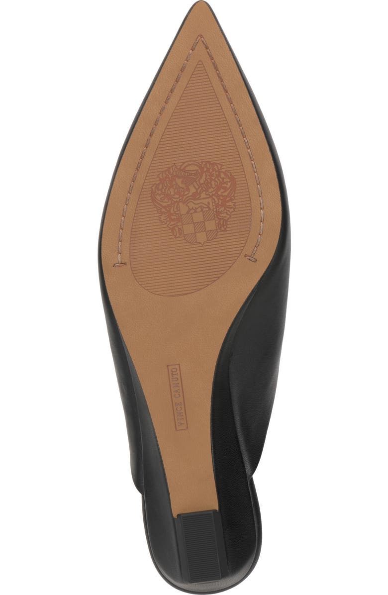 Vince Camuto Vinia Pointed Toe Wedge Mule, Alternate, color, Black