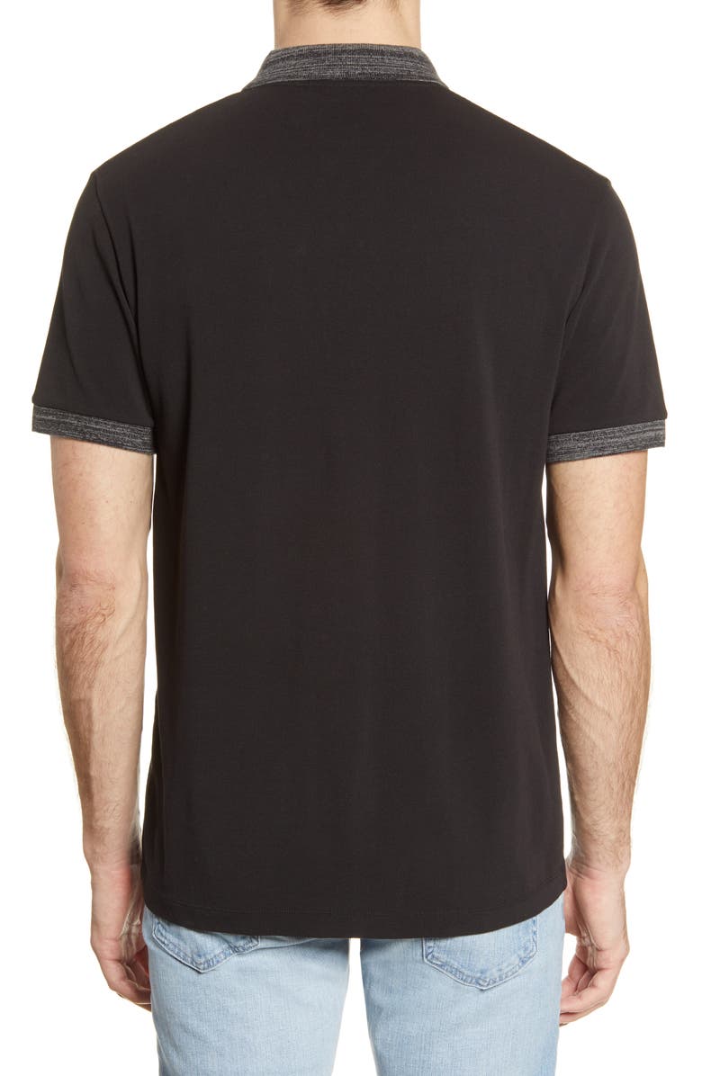 French Connection Regular Fit Mélange Cotton Piqué Polo, Alternate, color,