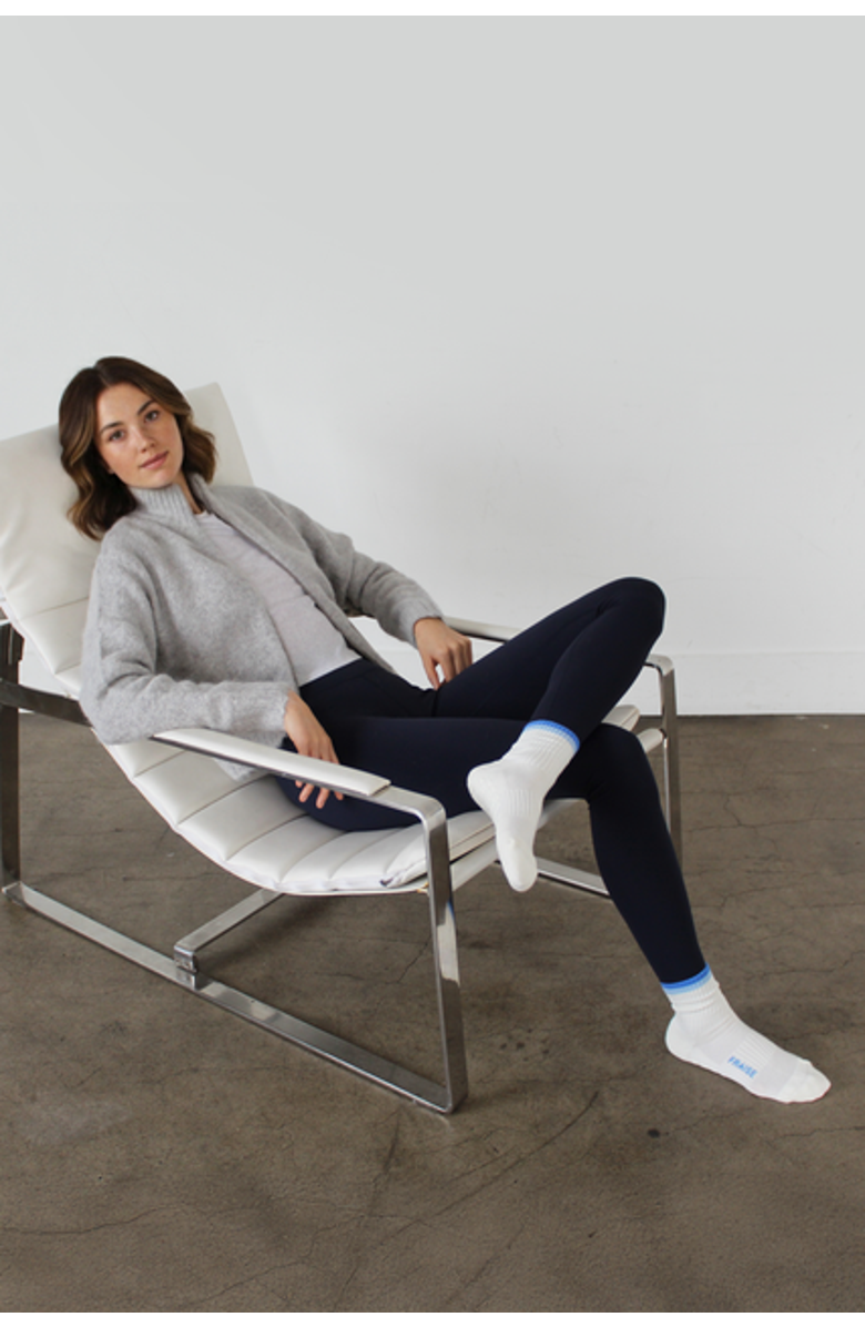 Fraise Cassis Striped Crew Grip Socks, Alternate, color, Cassis