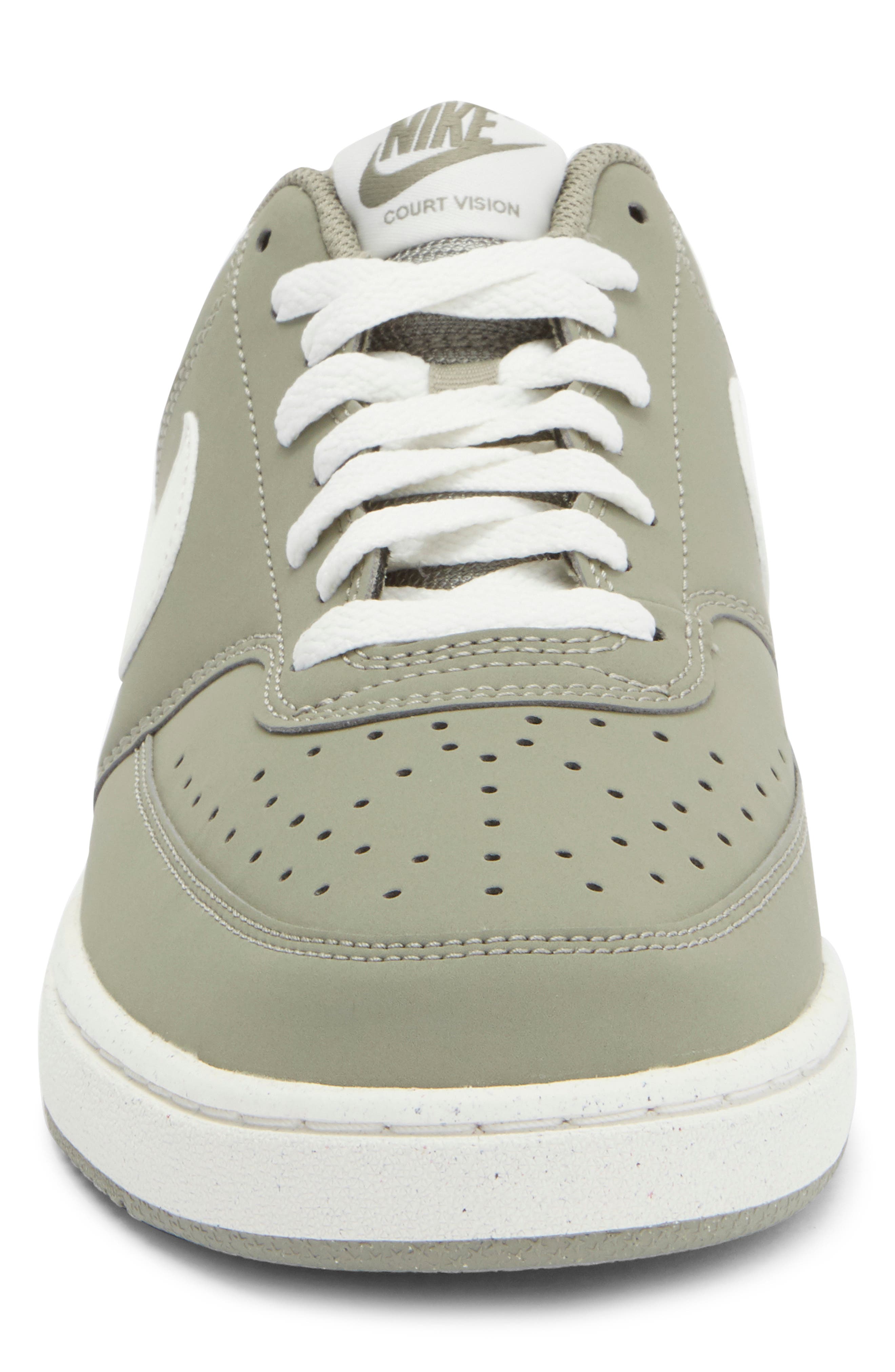 Nike Court Vision Low Sneaker, Alternate, color, Light Army/ Sail