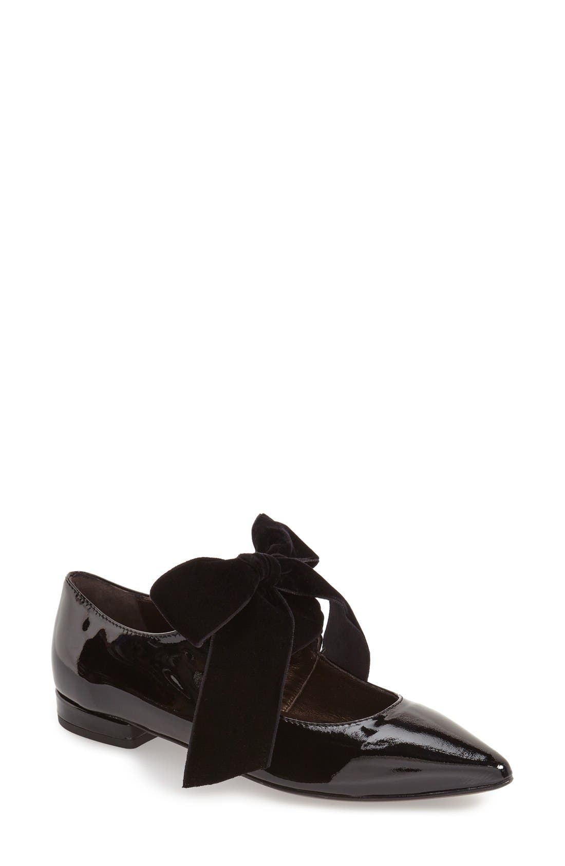 Mary Jane Flat, Main, color, BLACK PATENT LEATHER