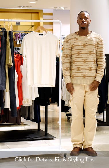 Theory｜ (Anemone Milano Sarior Tee (O1199506 XHX)) Theory Men's Sarior Tee in Anemone Milano, Winter White
