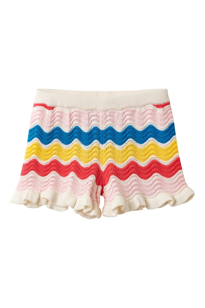 Sunshine Ripple Crochet Top & Shorts Set, Alternate, color, WHA