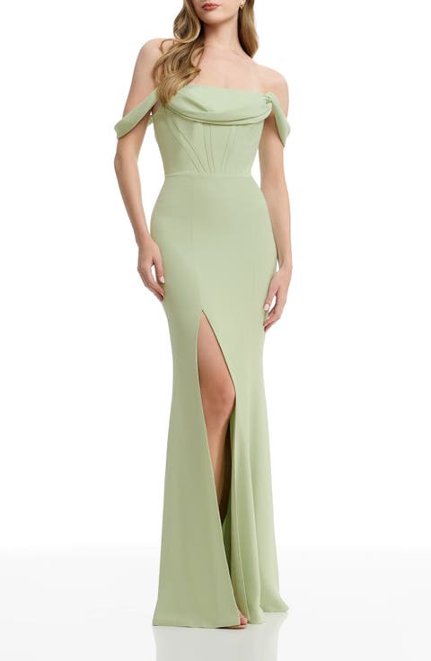 Melania Off the Shoulder Gown