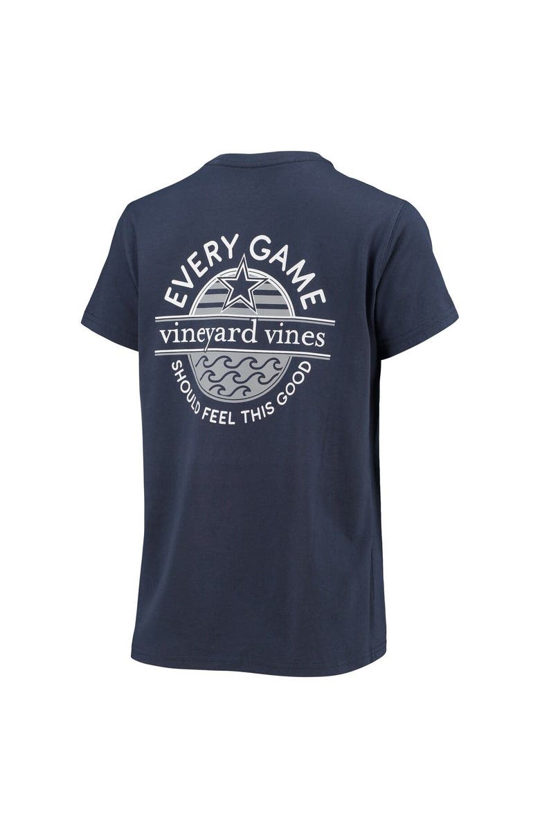 vineyard vines Women's Vineyard Vines Navy Dallas Cowboys Every Day Should Feel This Good T-Shirt, Alternate, color, 