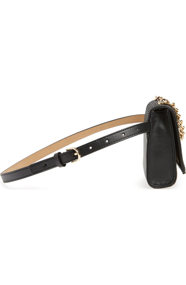 MICHAEL Michael Kors Deco M Quilted Leather Belt Bag, Alternate, color,