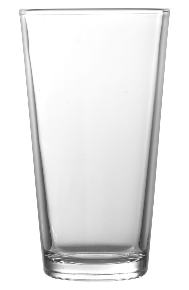Fortessa Barca Set of 12 Mixing Pint Glasses, Alternate, color, Clear