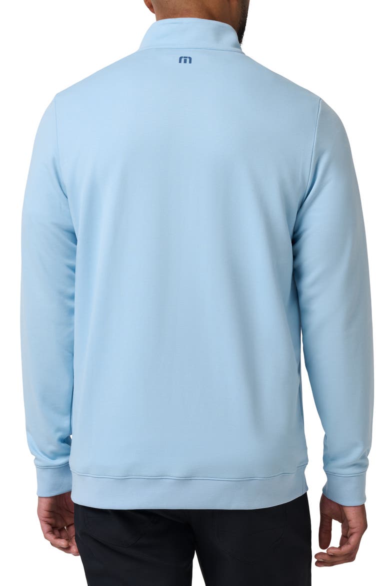 First Class Menu Quarter Zip Pullover, Alternate, color, DREAM BLUE
