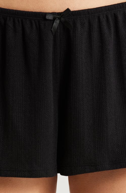 Pacsun Pointelle Shorts In Gray