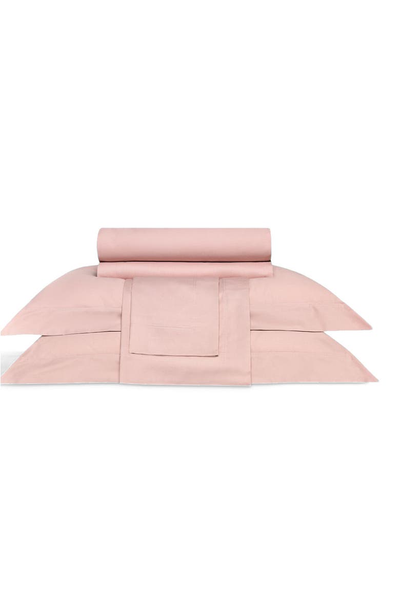 Togas Royal Flat Sheet, Main, color, Pink