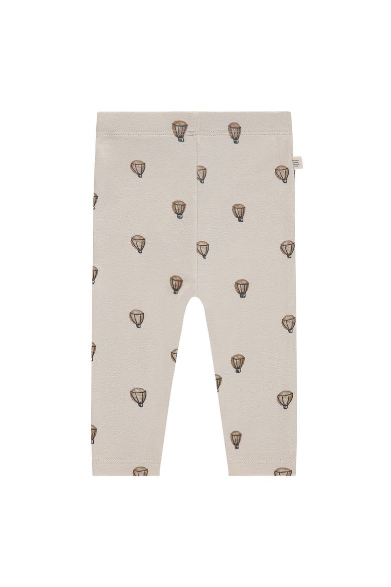 Hot Air Balloon Print Leggings, Main, color, Pearl