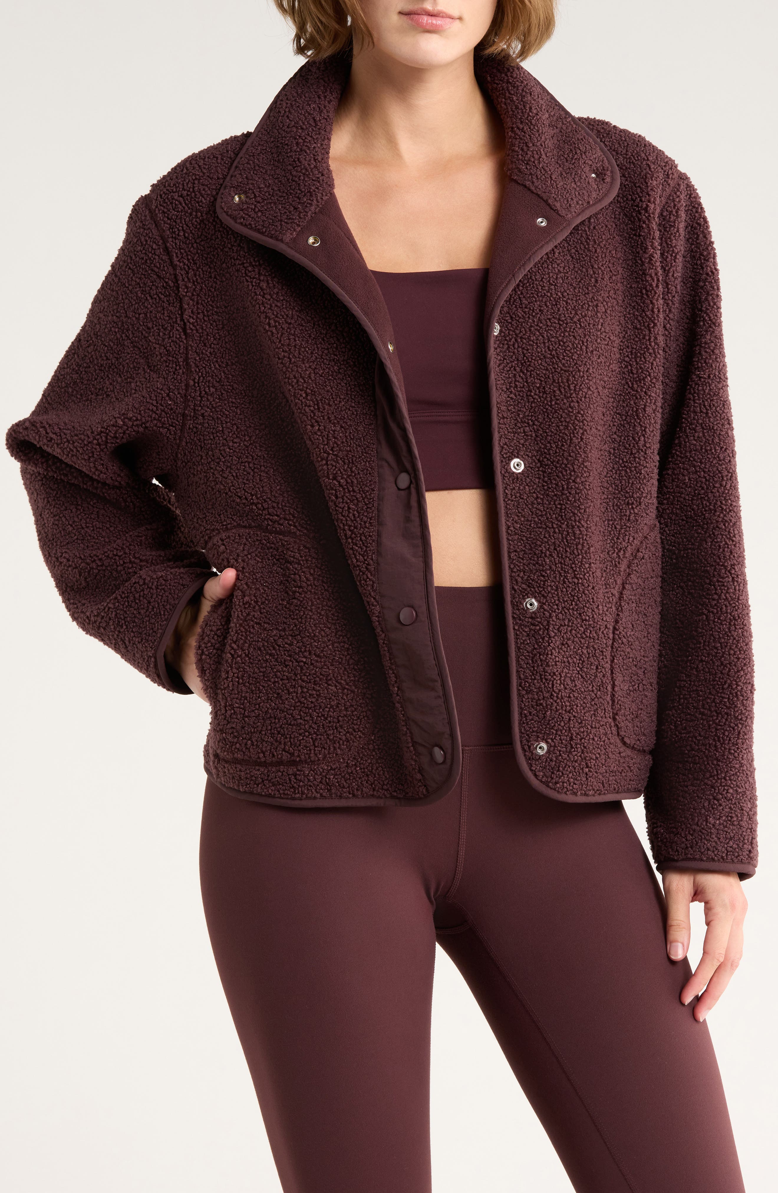 Z by Zella Whisper Scuba Knit Jacket | Nordstromrack