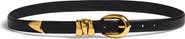 Madewell Triple Metal Keeper Leather Belt